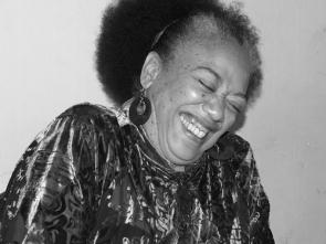 Picture of Jean Binta Breeze at Humber Mouth 2007 by Maggie Hannan. 