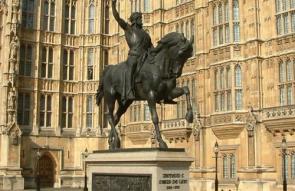 Statue of Richard the 1st of England 'Lion Heart', by Carlo ... Image Detail