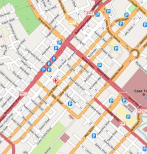 Cape Town Street Map
licenced under: creative commons (CC by SA)