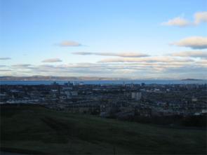 The Firth of Forth from Calton Hill.