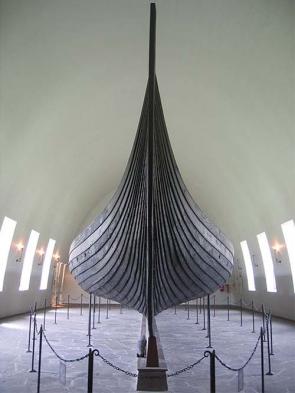 The Gokstad ship at the Viking Ship Museum in Oslo, Norway