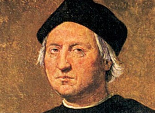 Posthumous portrait of Christopher Columbus by Ridolfo Ghirlandaio.