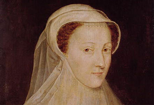 Mary, Queen of Scots in white mourning for her husband (1560).
