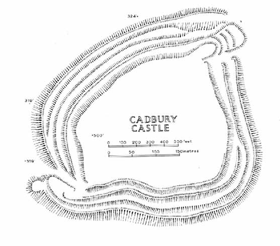 Cadbury Castle.