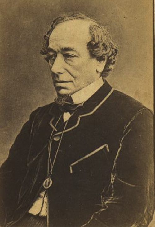 Benjamin Disreali in 1873.