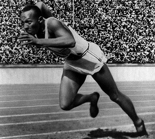 Jesse Owens in 1936.