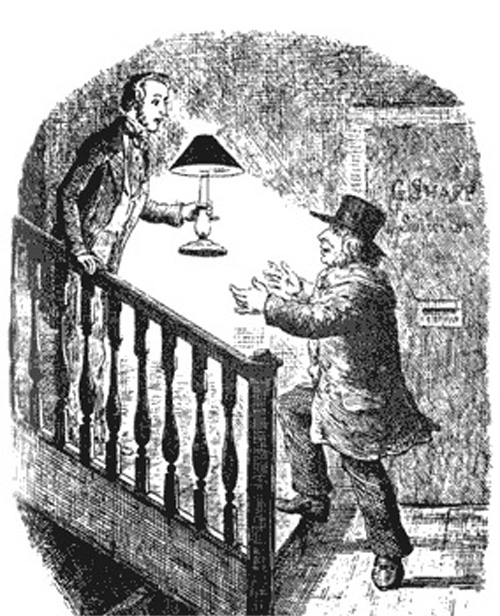 Magwitch makes himself known to Pip