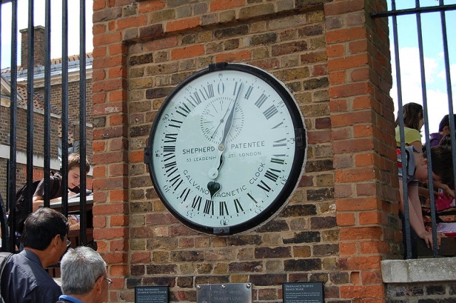 24 Hour clock located at Royal Observatory in Greenwich.
