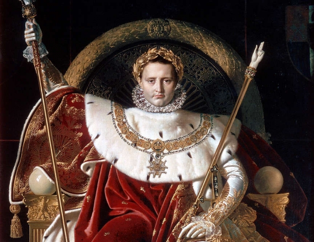 Napoleon I on his Imperial Throne by Jean-Auguste-Dominique Ingres, 1806