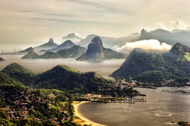 View of Rio de Janeiro from NiterĂ³i. Creative Commons: Author - Leonardo Ferreira Mendes.