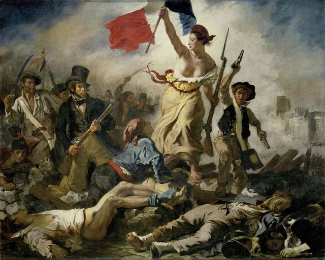 La Liberté guidant le peuple (Liberty leading the people) by Eugène Delacroix
