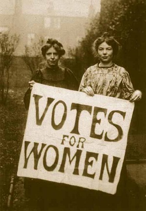 Annie Kenney and Christabel Pankhurst
