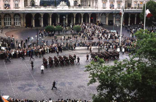 Historic re-enactment in Paris to mark the anniversary of the start of the Great War. Photo by Chris Wrigley