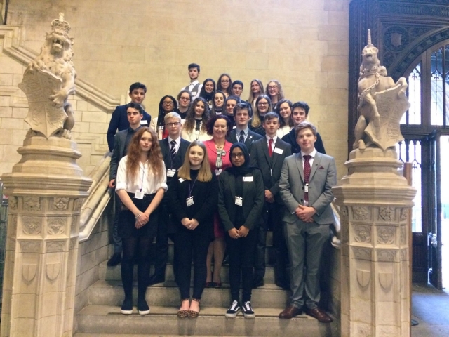 2018 Great Debate finalists in the Houses of Parliament