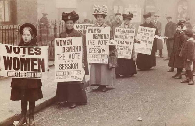 Votes For Women - historic photograph
