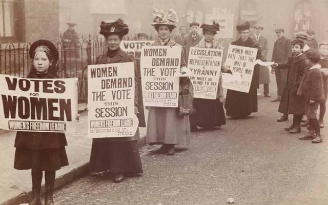 Women's Suffrage march