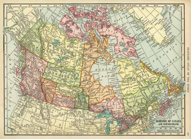 Canada’s pre-First World War boundaries
