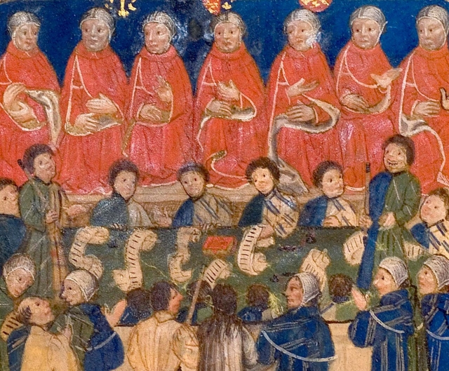 The Court of Common Pleas at work. Public Domain.