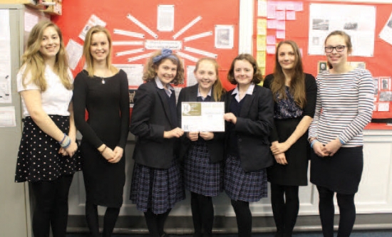 The Mount School with their Quality Mark Gold Award