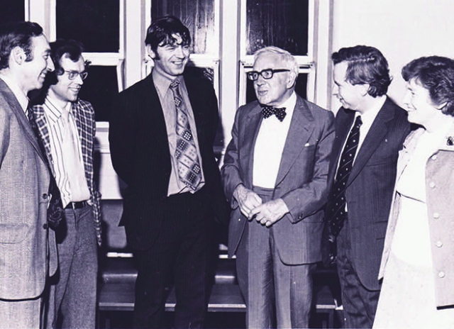 A.J.P. Taylor's visit to Nuneaton branch, 1977