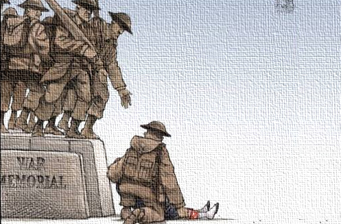 War Memorial cartoon