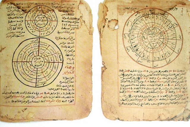 Timbuktu-manuscripts-astronomy-mathematics. Public Domain.