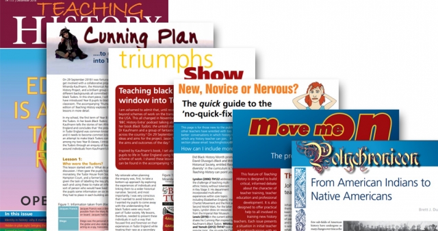Teaching History journal regular features