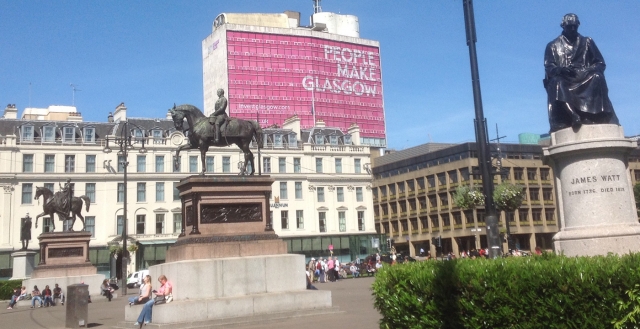 Stories in Stone and Bronze: Photograph 7 / 15: Slogan “People make Glasgow” – statues of public figures celebrated in Glasgow during the early years of Queen Victoria’s reign (1837-1861)