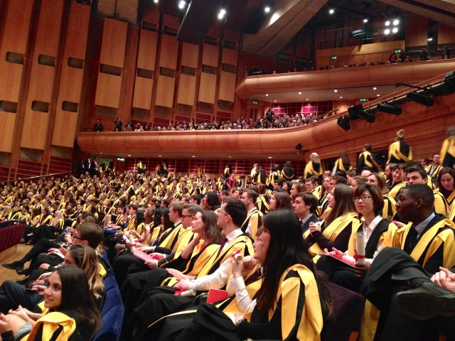 King's College London graduands (Wikimedia Commons)