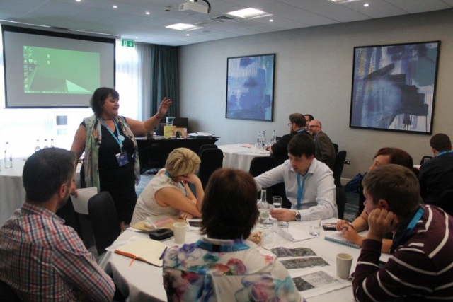 Chris Trevor presenting at the HA Annual Conference