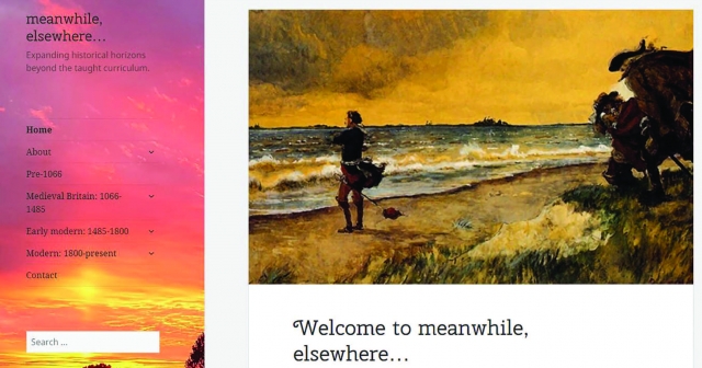 The 'Meanwhile, elsewhere' website