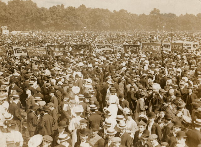 Women's Social & Political Union (WSPU) rally, 21 June 1908 - LSE Library
