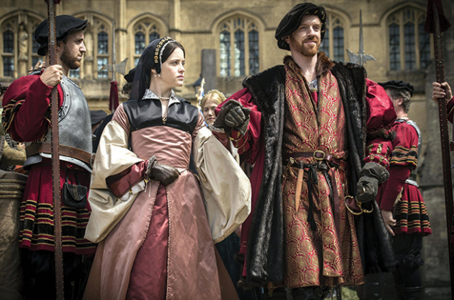 Claire Foy and Damian Lewis in the television adaptation of Wolf Hall, 2015 - Allstar Picture Library / Alamy Stock Photo