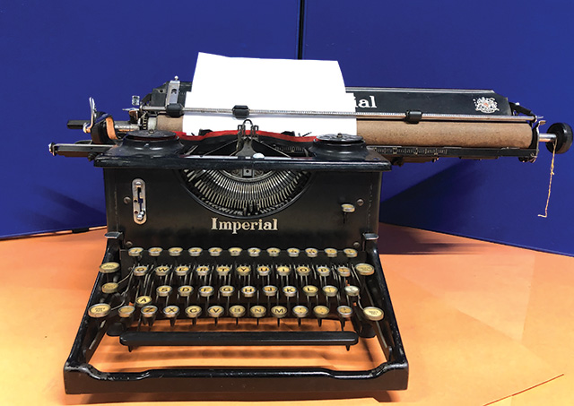 Imperial typewriter