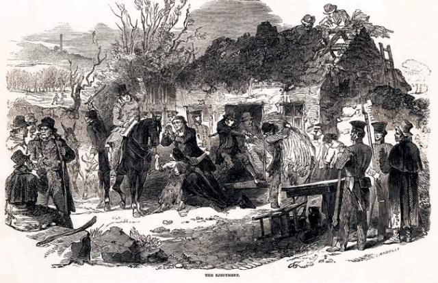 ‘The Ejectment’ from The Illustrated London News, 16 December 1848 (Lordprice Collection / Alamy)