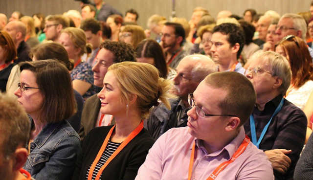 Delegates at HA conference lecture