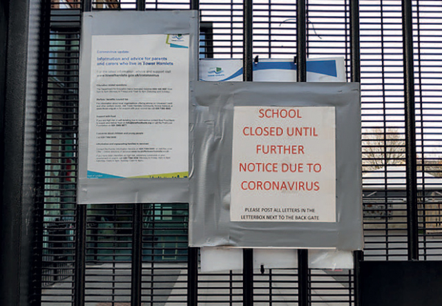 School closed due to Covid-19