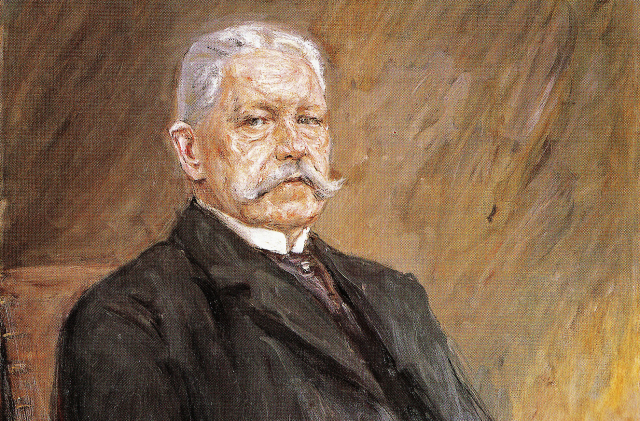 German president Paul von Hindenburg (Max Lieberman, 1927). Staatliches Museum Schwerin. Public Domain.