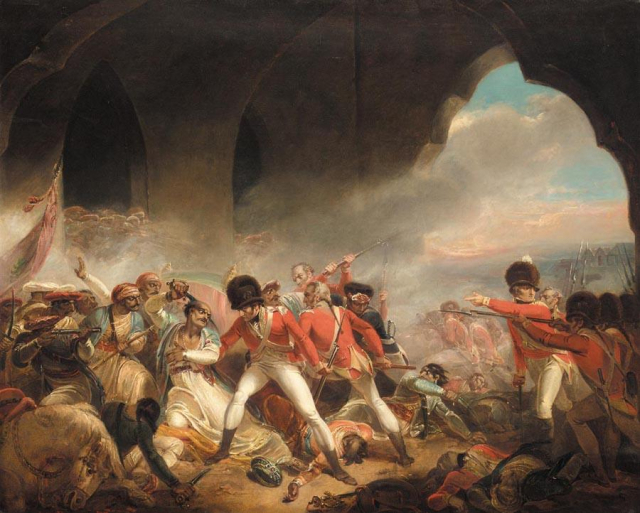 'The Last Effort and Fall of Tipu Sultan' by Henry Singleton, c. 1800