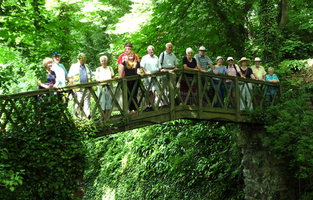 HA Isle of Wight Branch - Shorwell walk, July 2013