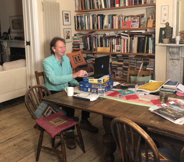 Michael Wood giving his HA talk on The Making of Early England, July 2020