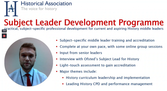 HA Subject Leader Development Programme