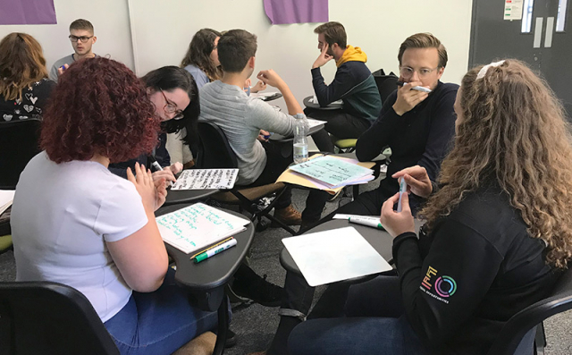 Trainee history teachers workshop
