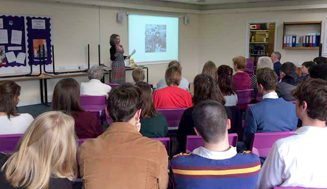 Lecture at Hitchin Boys' School History Society