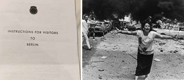 Oral histories: Instructions for visitors to Berlin (Cold War); Samira (Lebanese Civil War)