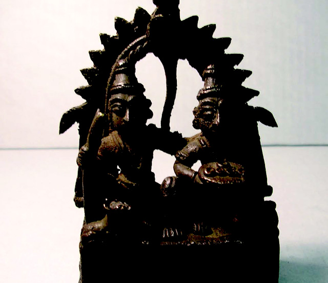 Benin bronzes: cast of kitchen scene