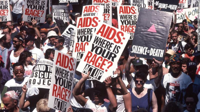 Act Up Demo protesting AIDS epidemic, New York, June 1994