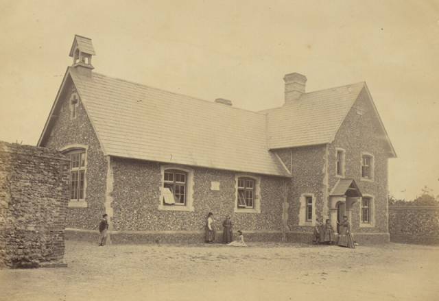 The Old School House in Risby, Suffolk, 1860s, Getty Museum Collection