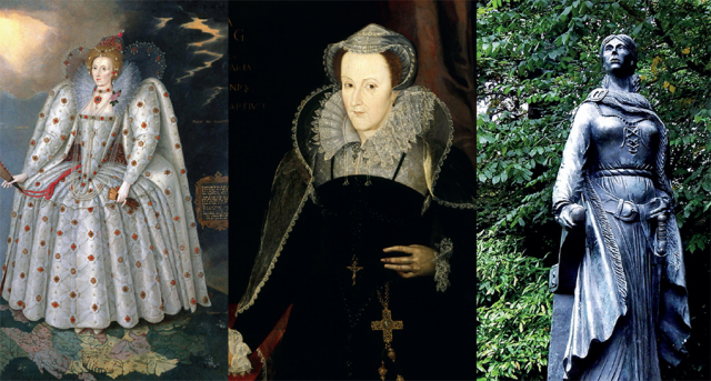 Elizabeth I, Mary Queen of Scots, Grace O'Malley