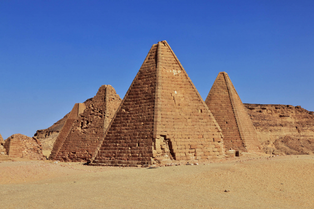 Jebel Barkal Pyramids shutterstock_1381407770